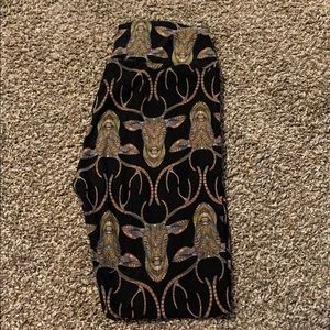 OS vintage unicorn Deer Lularoe leggings.